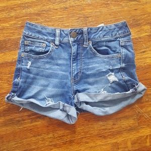 AE High Rise Shorts